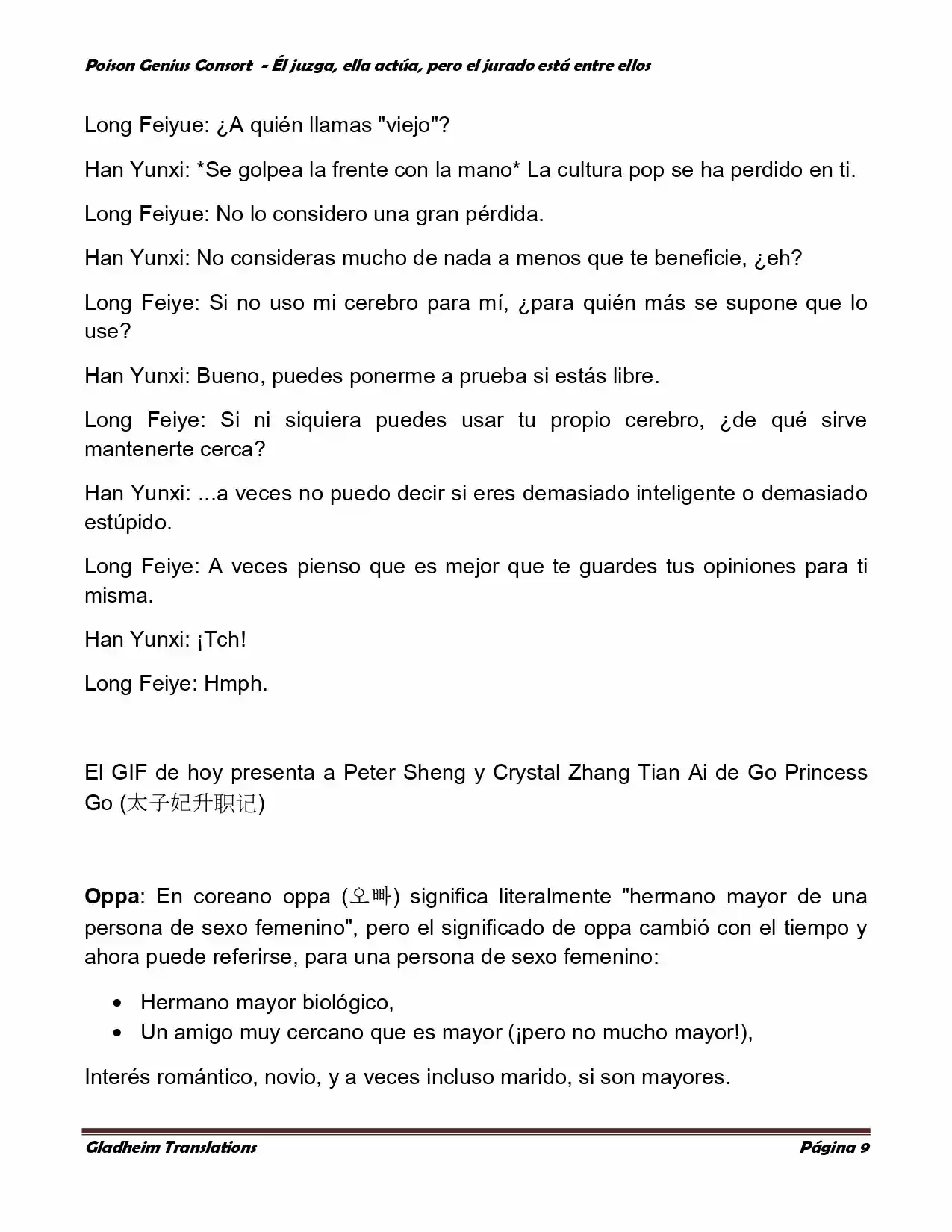 Poison Genious Consort (Novela) - Capítulo 203 - Página 9 - LectorTMOo