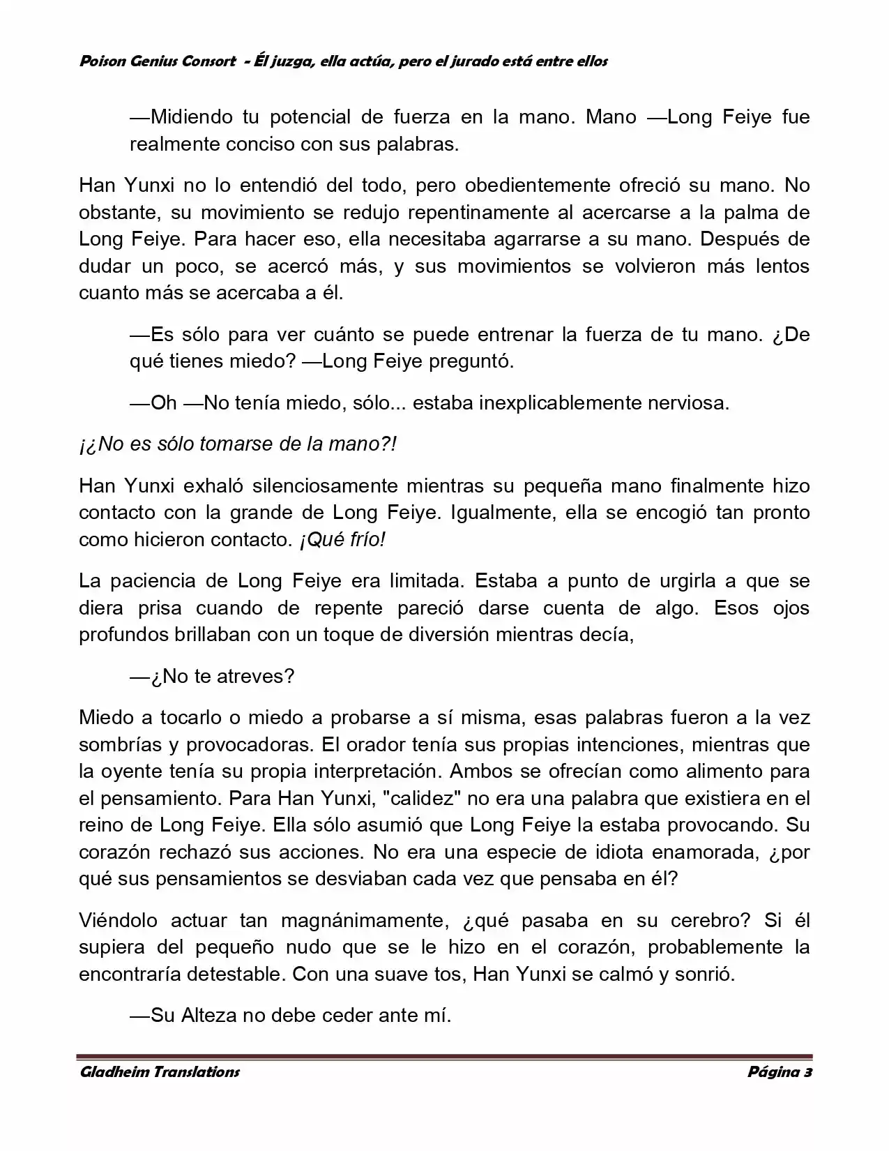 Poison Genious Consort (Novela) - Capítulo 204 - Página 3 - LectorTMOo