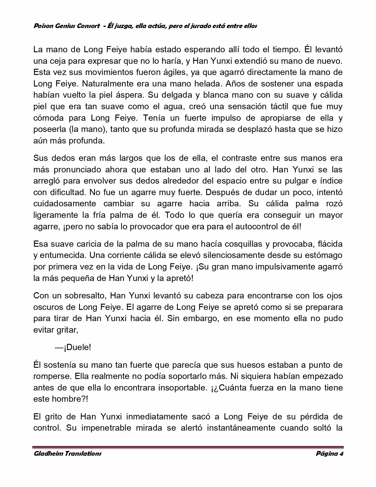 Poison Genious Consort (Novela) - Capítulo 204 - Página 4 - LectorTMOo