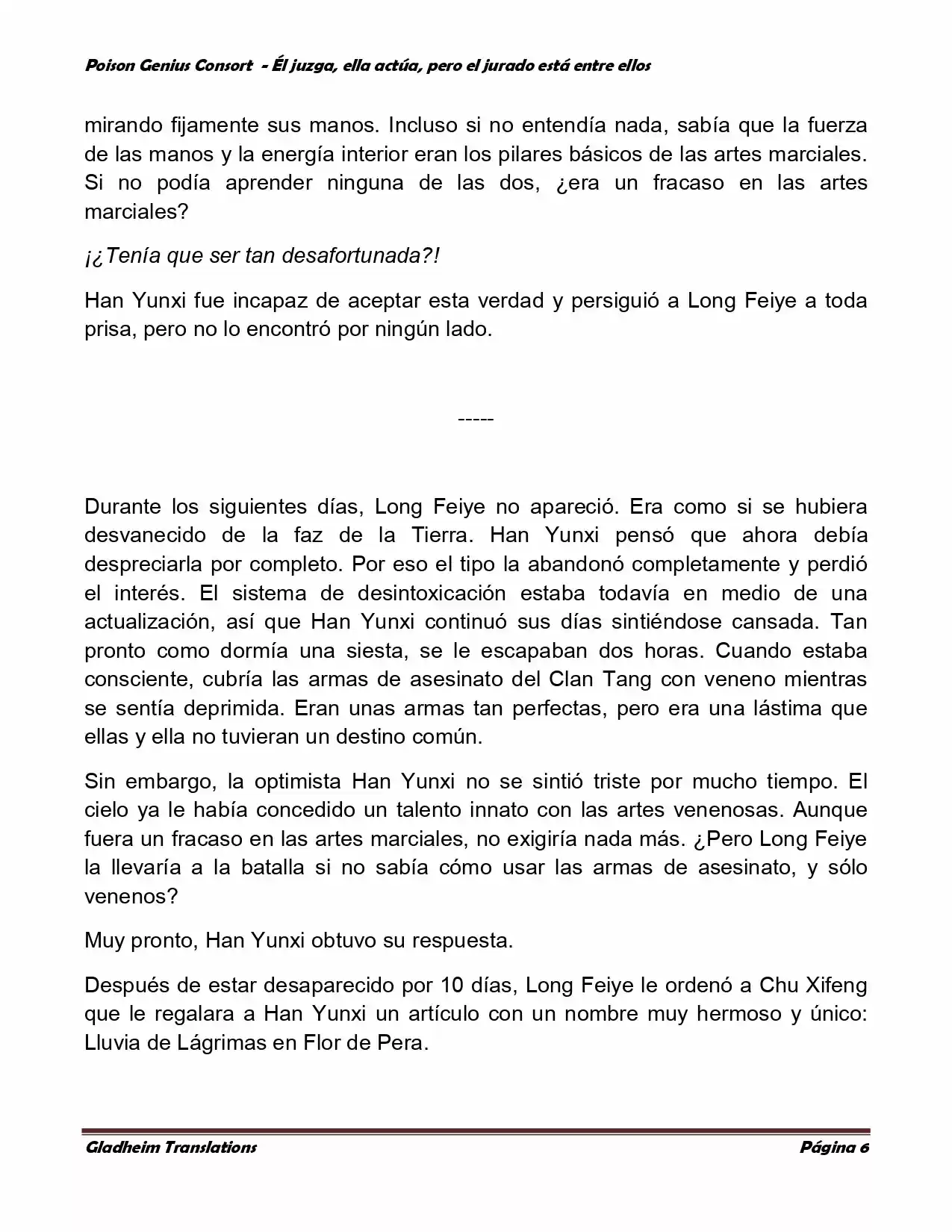 Poison Genious Consort (Novela) - Capítulo 204 - Página 6 - LectorTMOo
