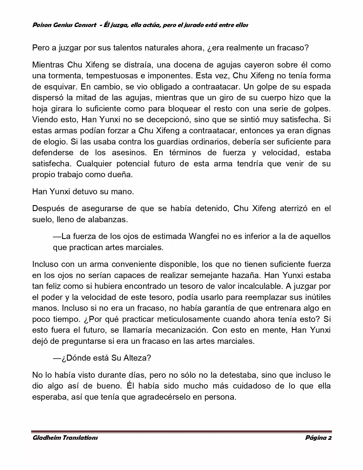 Poison Genious Consort (Novela) - Capítulo 205 - Página 2 - LectorTMOo