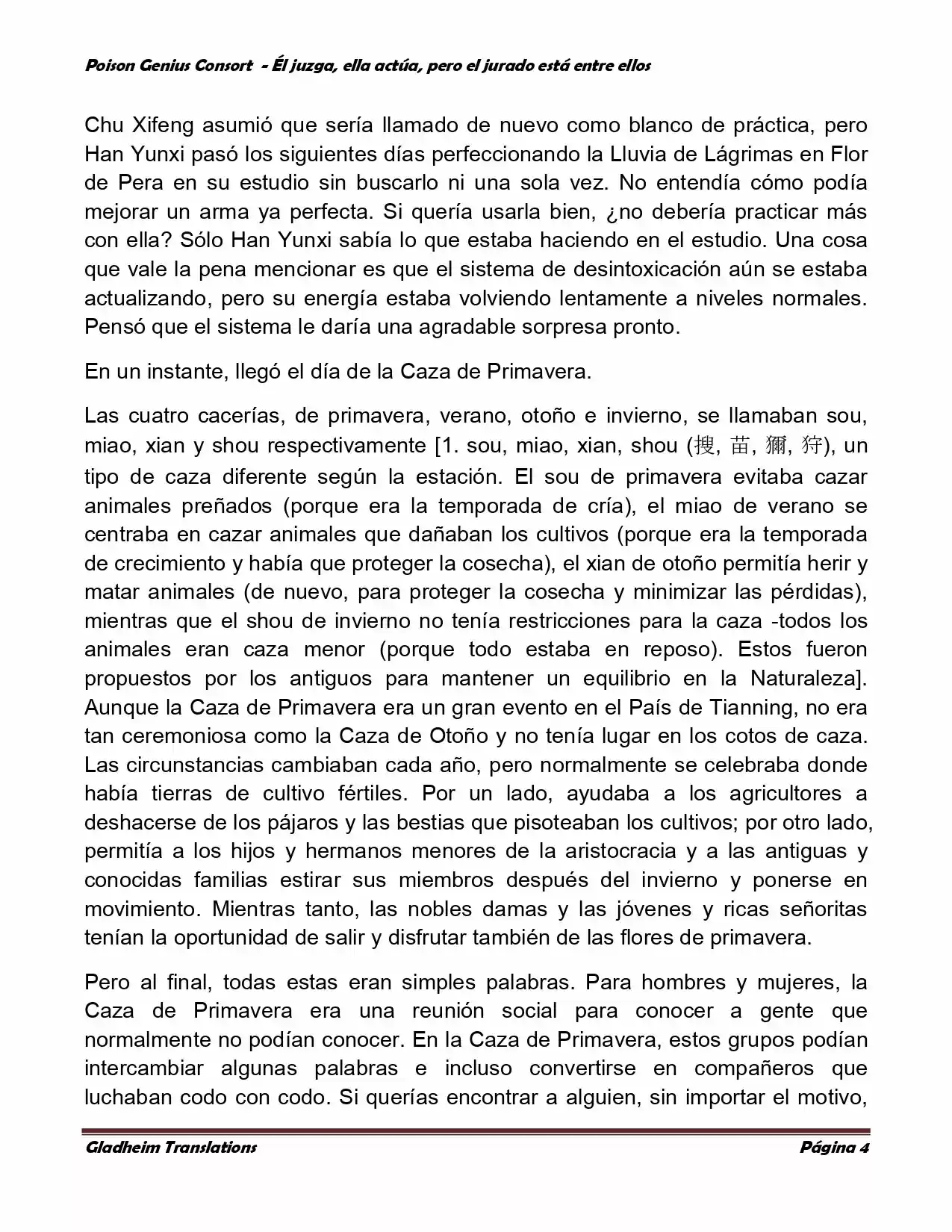 Poison Genious Consort (Novela) - Capítulo 205 - Página 4 - LectorTMOo