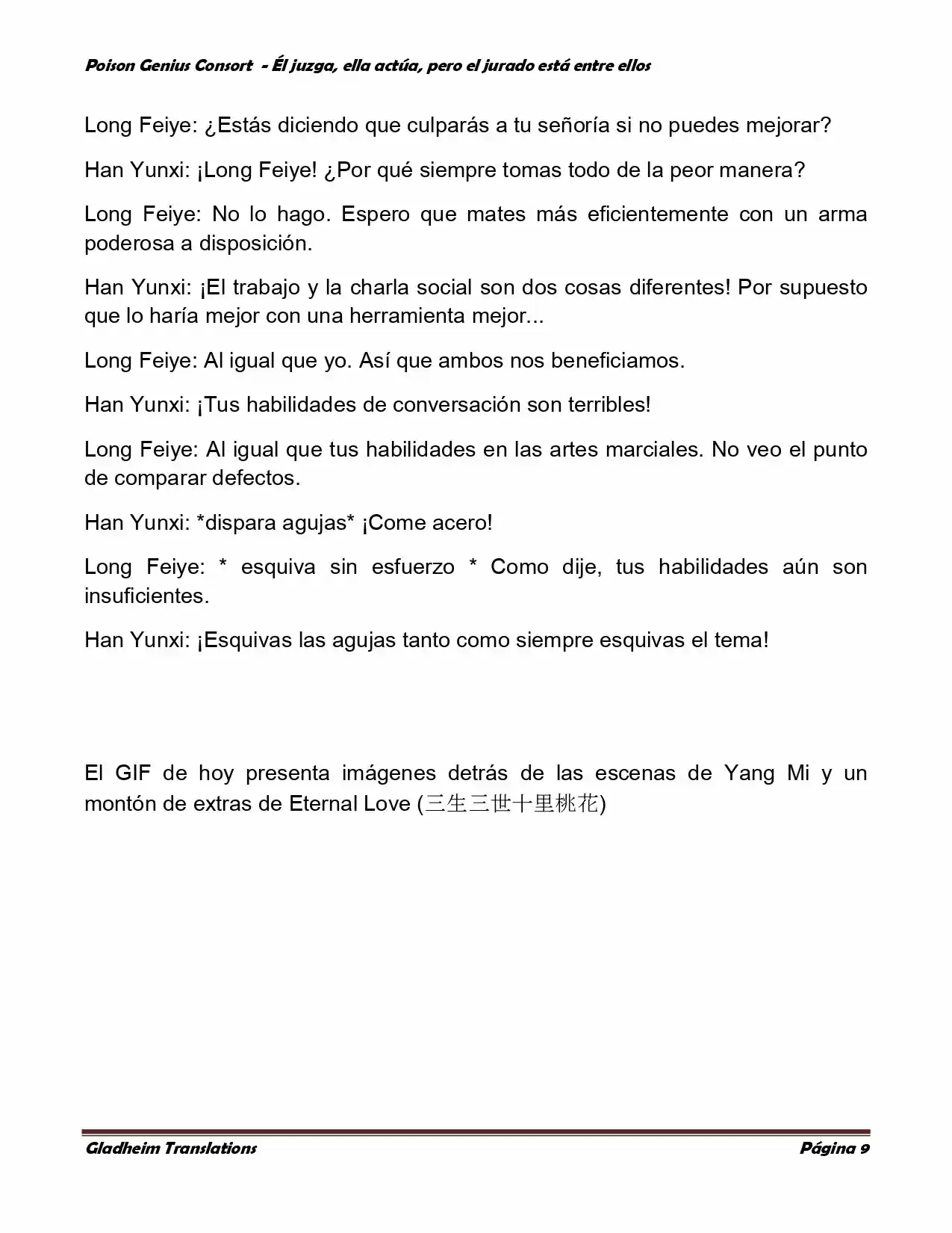 Poison Genious Consort (Novela) - Capítulo 205 - Página 9 - LectorTMOo