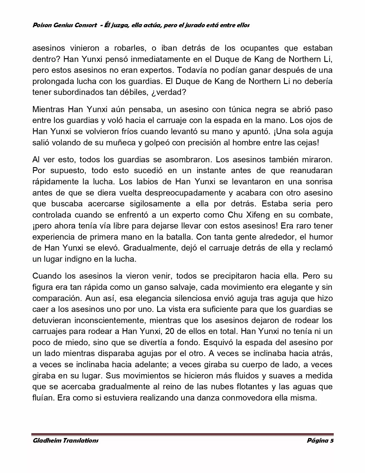 Poison Genious Consort (Novela) - Capítulo 206 - Página 5 - LectorTMOo