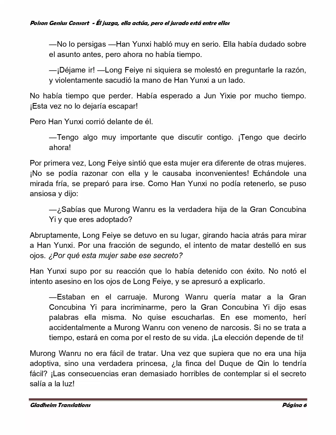 Poison Genious Consort (Novela) - Capítulo 208 - Página 4 - LectorTMOo