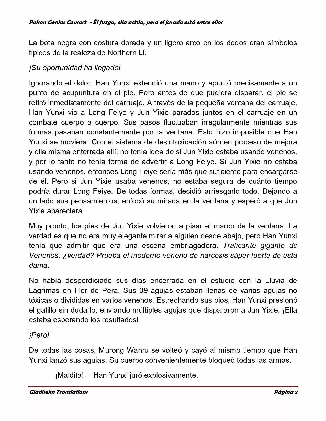 Poison Genious Consort (Novela) - Capítulo 208 - Página 7 - LectorTMOo