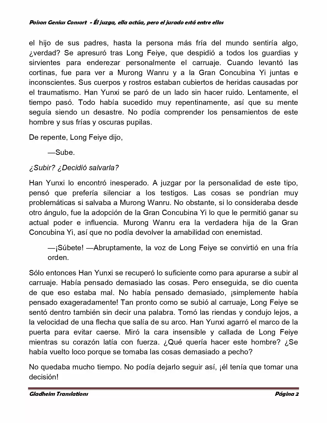 Poison Genious Consort (Novela) - Capítulo 209 - Página 2 - LectorTMOo