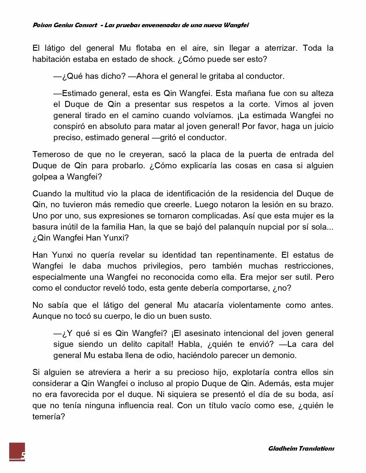 Poison Genious Consort (Novela) - Capítulo 21 - Página 5 - LectorTMOo