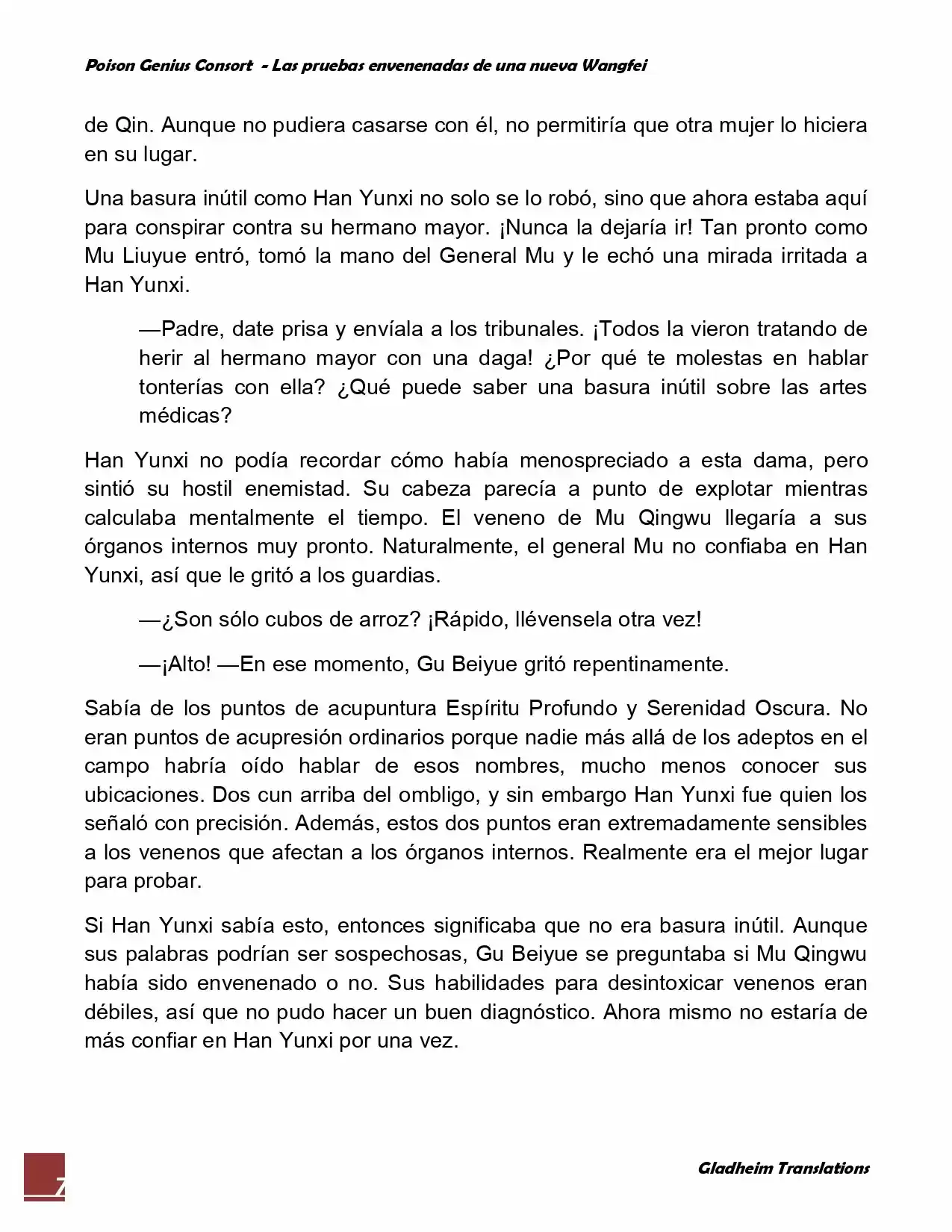 Poison Genious Consort (Novela) - Capítulo 21 - Página 7 - LectorTMOo