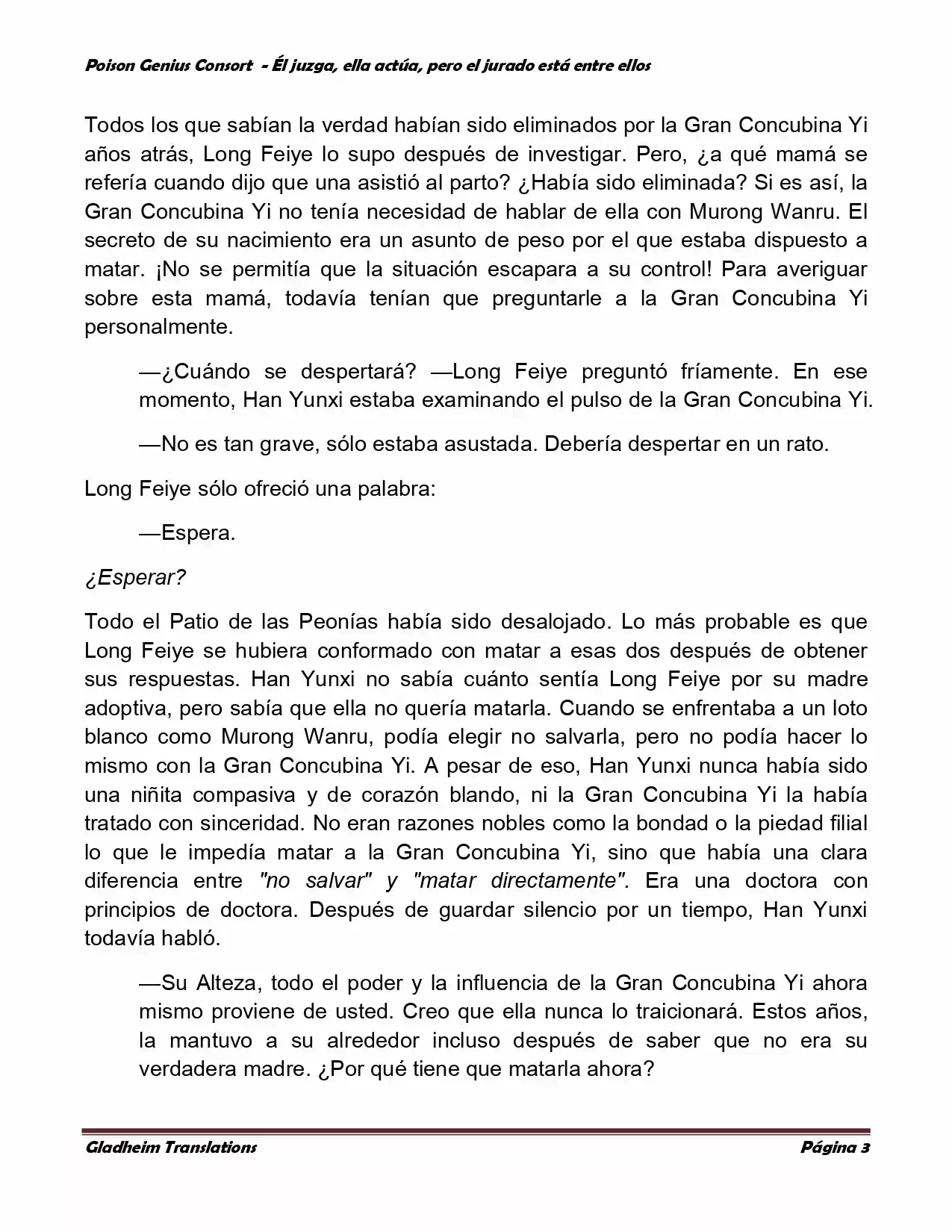 Poison Genious Consort (Novela) - Capítulo 210 - Página 3 - LectorTMOo