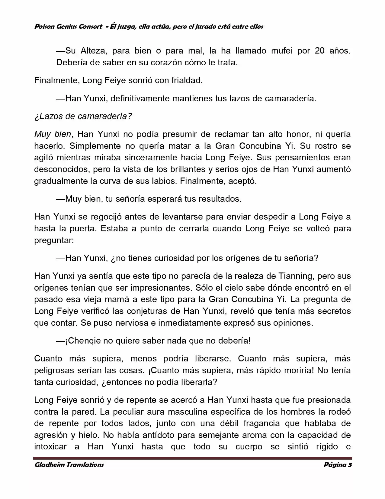 Poison Genious Consort (Novela) - Capítulo 210 - Página 4 - LectorTMOo