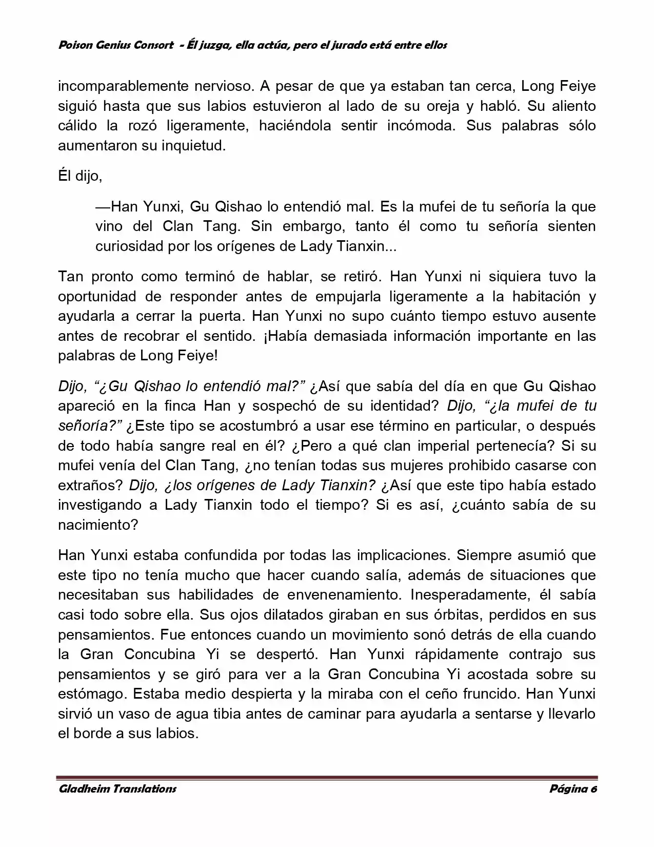 Poison Genious Consort (Novela) - Capítulo 210 - Página 5 - LectorTMOo