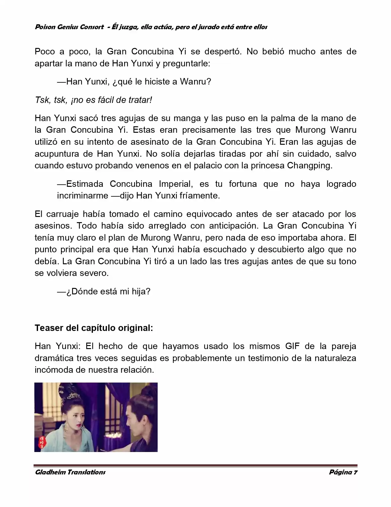 Poison Genious Consort (Novela) - Capítulo 210 - Página 6 - LectorTMOo