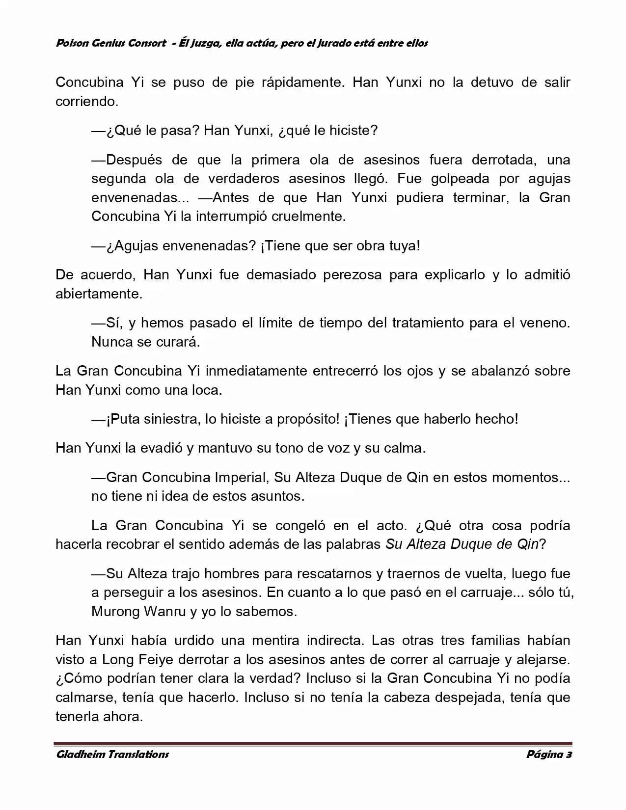 Poison Genious Consort (Novela) - Capítulo 211 - Página 3 - LectorTMOo