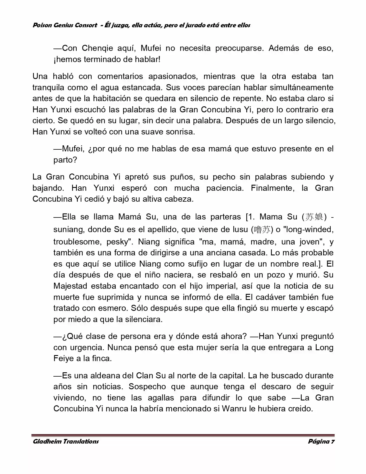 Poison Genious Consort (Novela) - Capítulo 211 - Página 7 - LectorTMOo