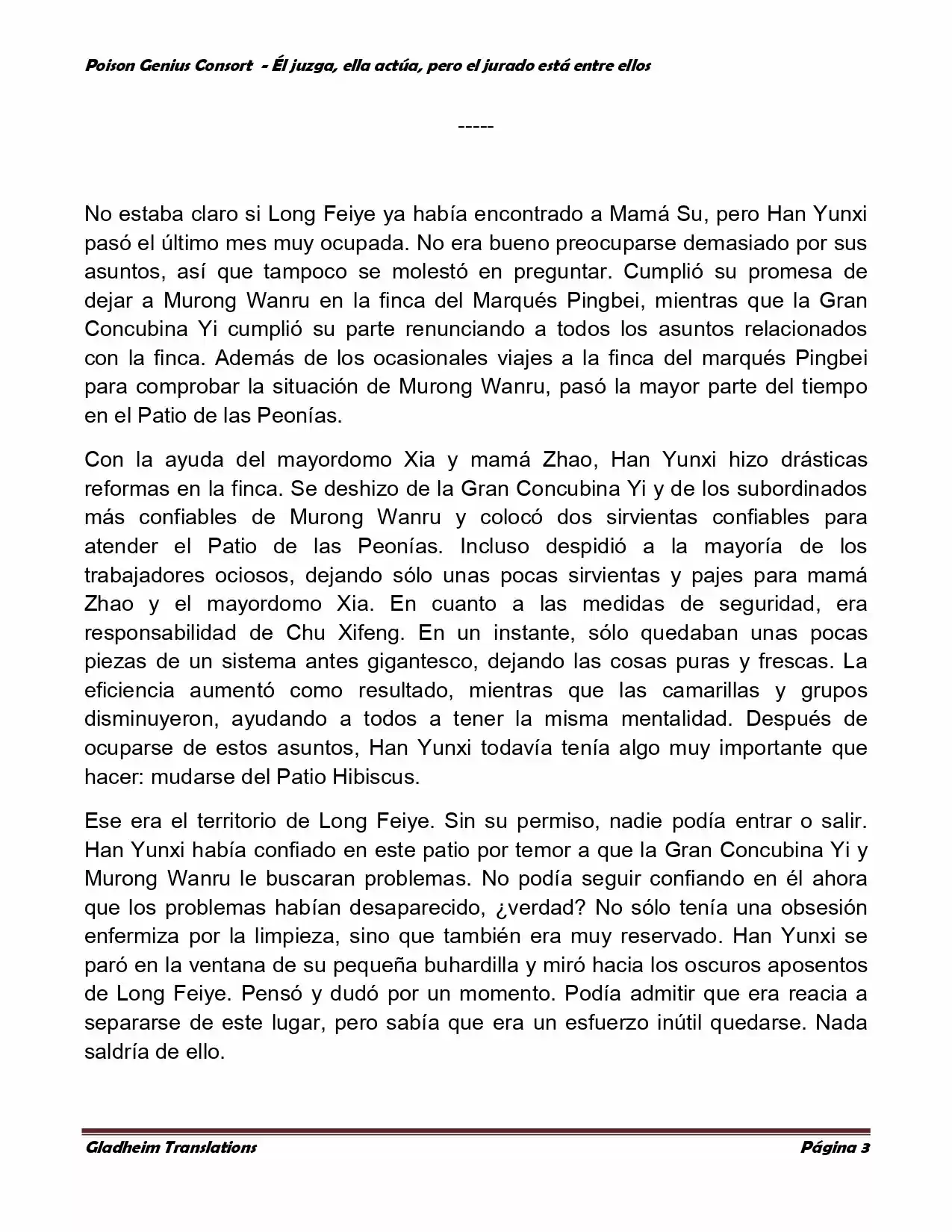 Poison Genious Consort (Novela) - Capítulo 213 - Página 3 - LectorTMOo