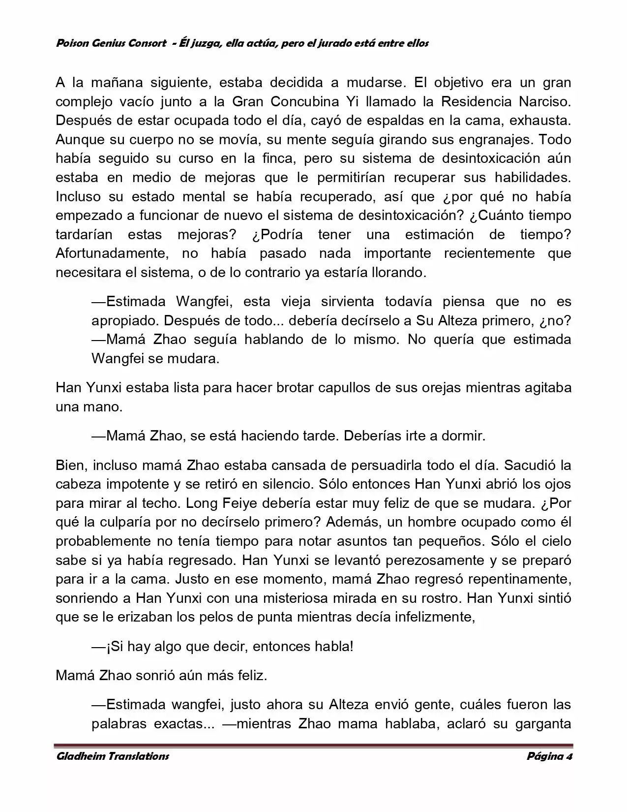Poison Genious Consort (Novela) - Capítulo 213 - Página 4 - LectorTMOo