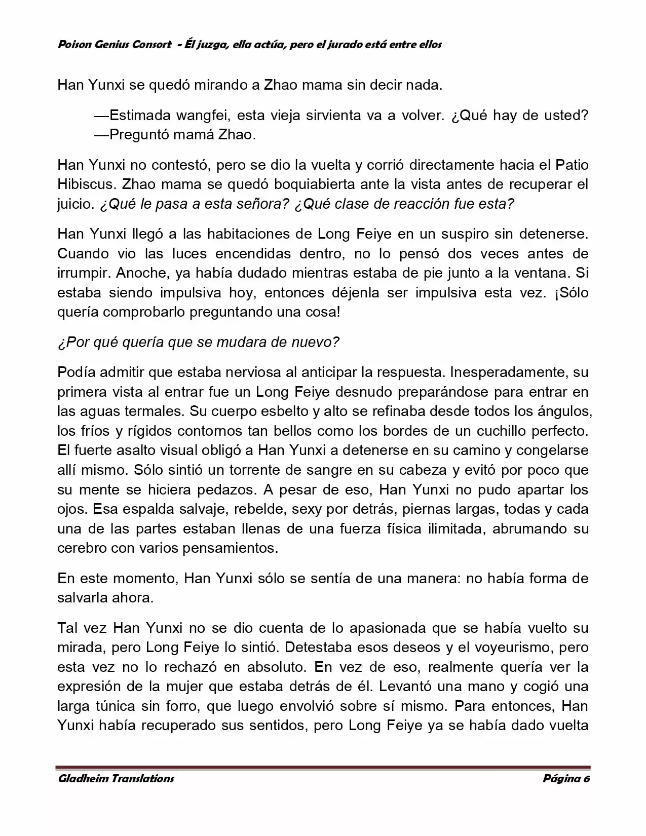 Poison Genious Consort (Novela) - Capítulo 213 - Página 6 - LectorTMOo