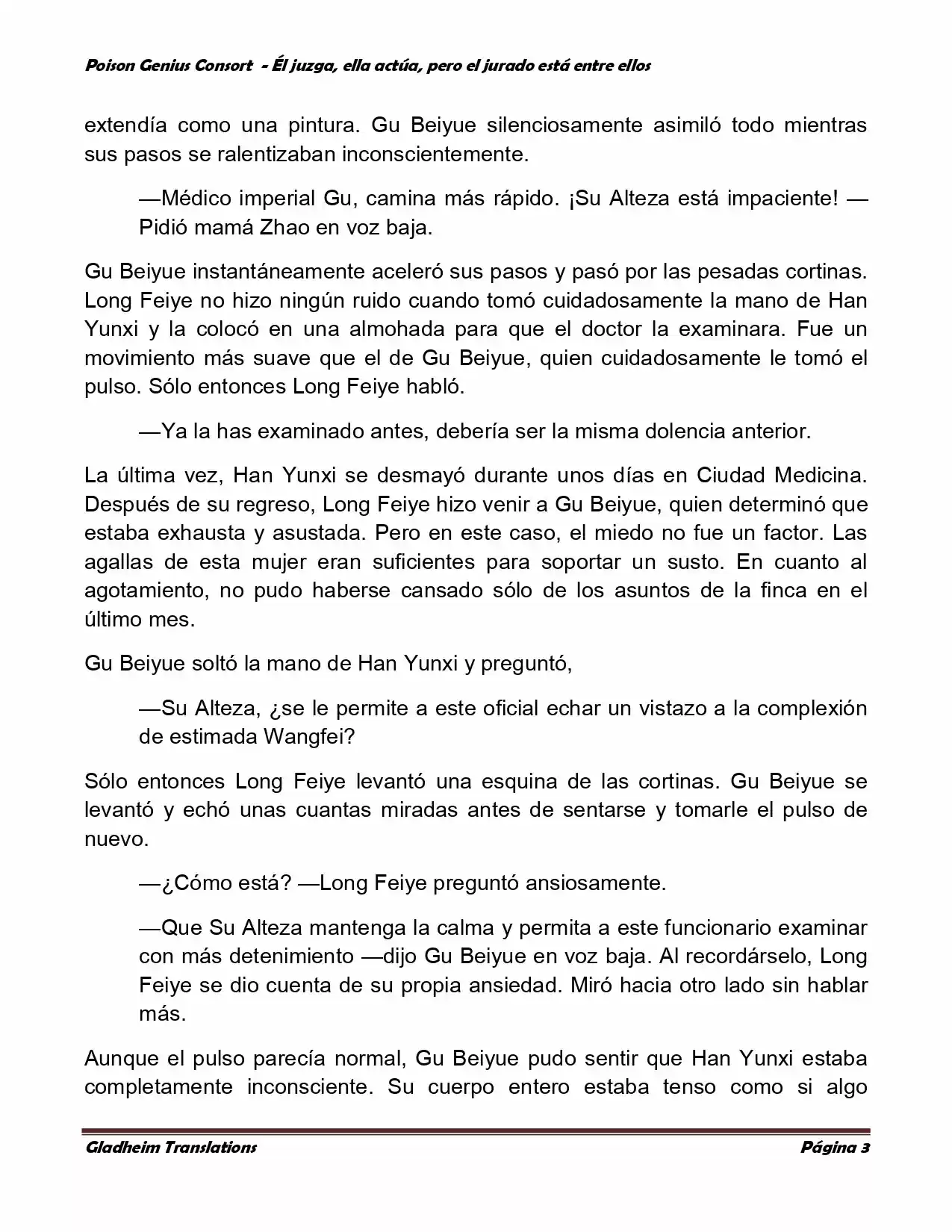 Poison Genious Consort (Novela) - Capítulo 214 - Página 3 - LectorTMOo