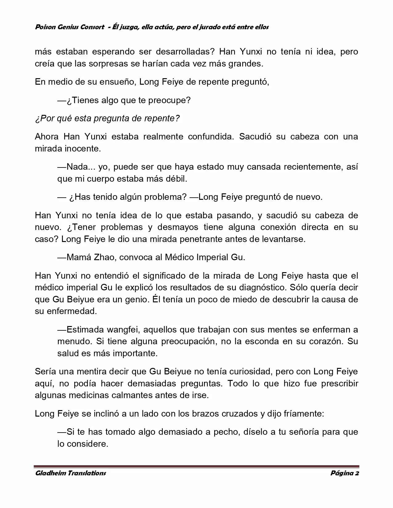 Poison Genious Consort (Novela) - Capítulo 215 - Página 2 - LectorTMOo