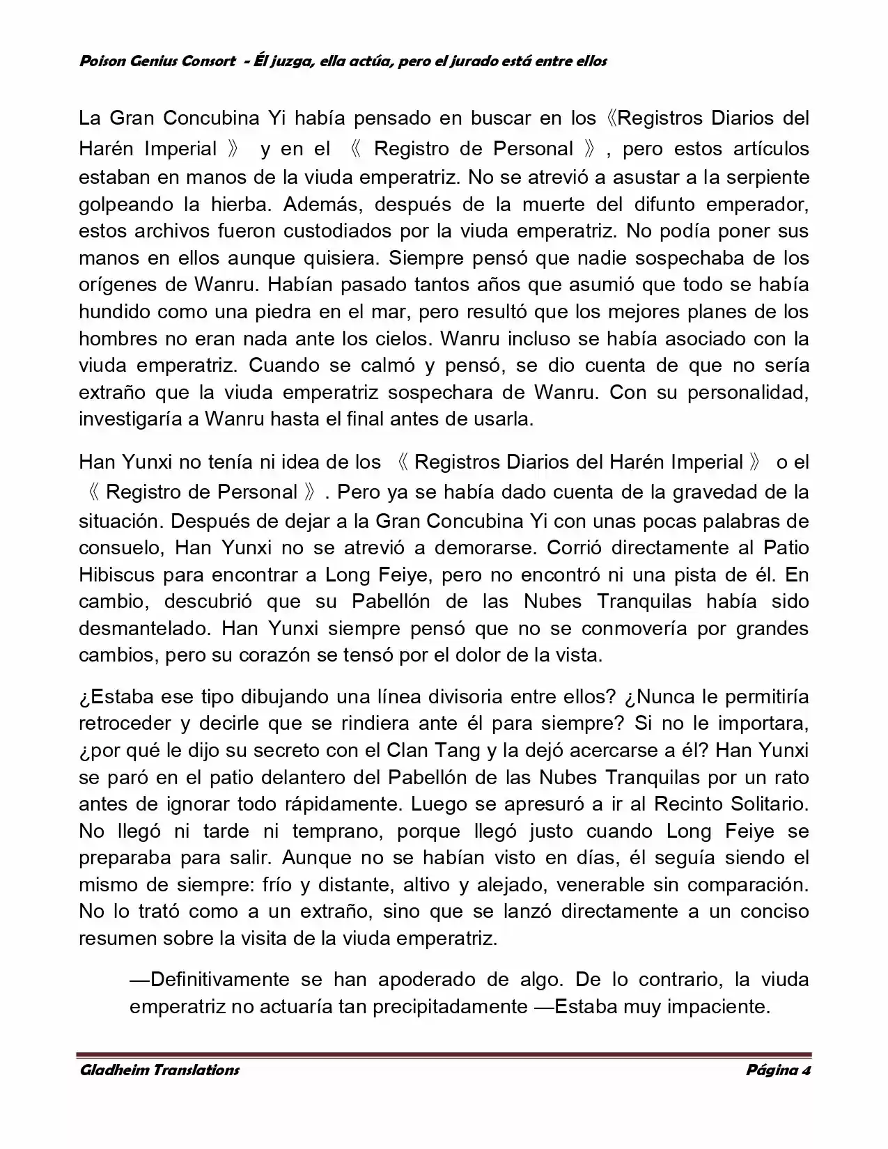Poison Genious Consort (Novela) - Capítulo 216 - Página 3 - LectorTMOo