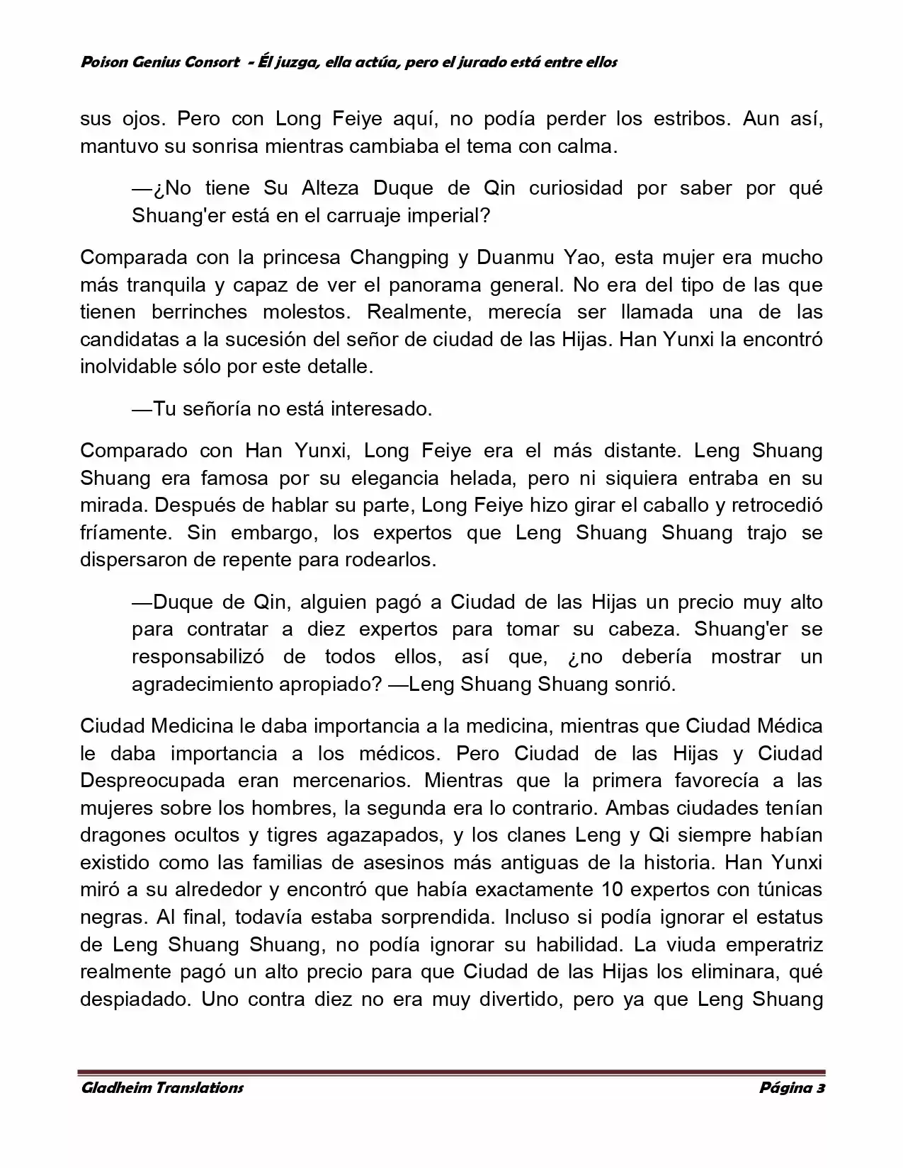 Poison Genious Consort (Novela) - Capítulo 217 - Página 3 - LectorTMOo