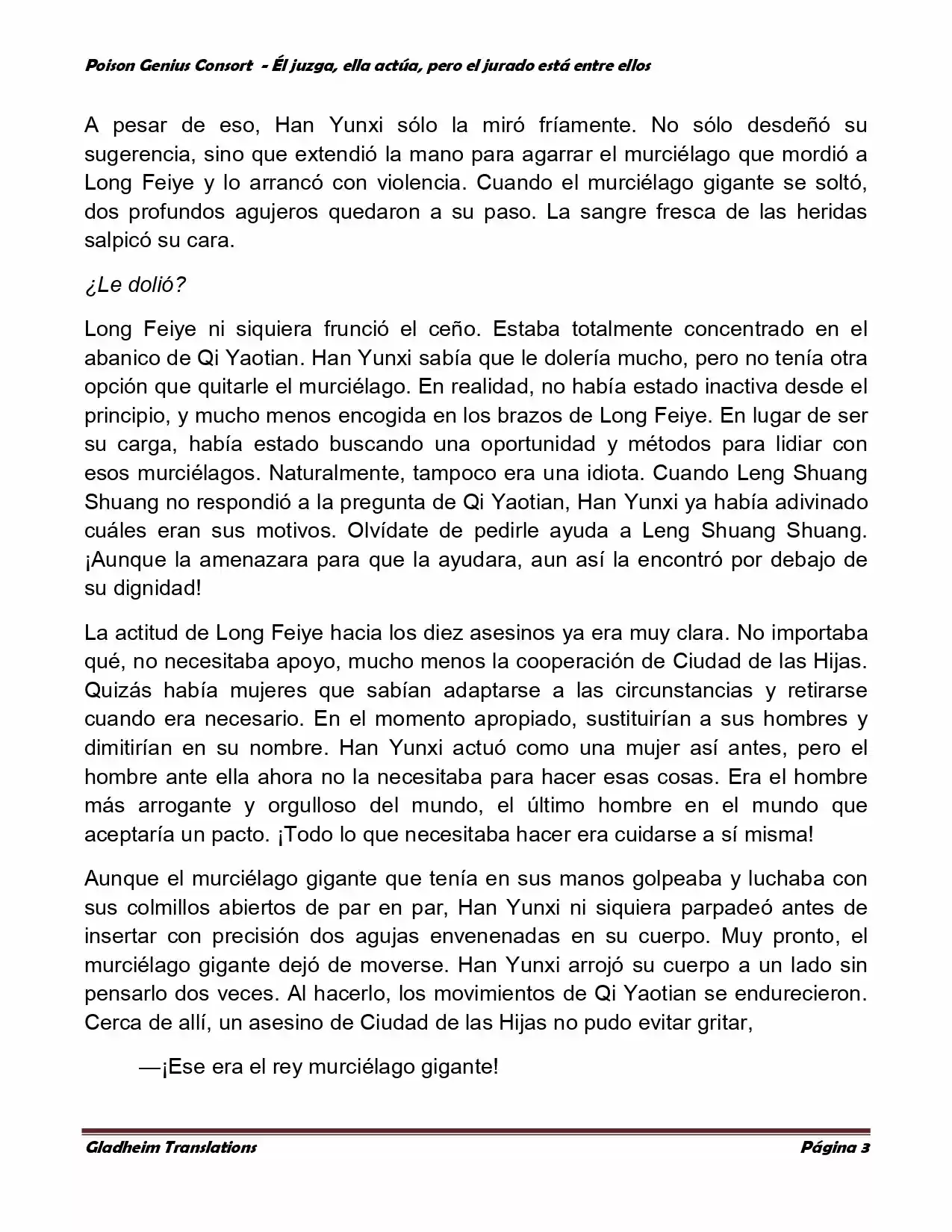 Poison Genious Consort (Novela) - Capítulo 219 - Página 3 - LectorTMOo