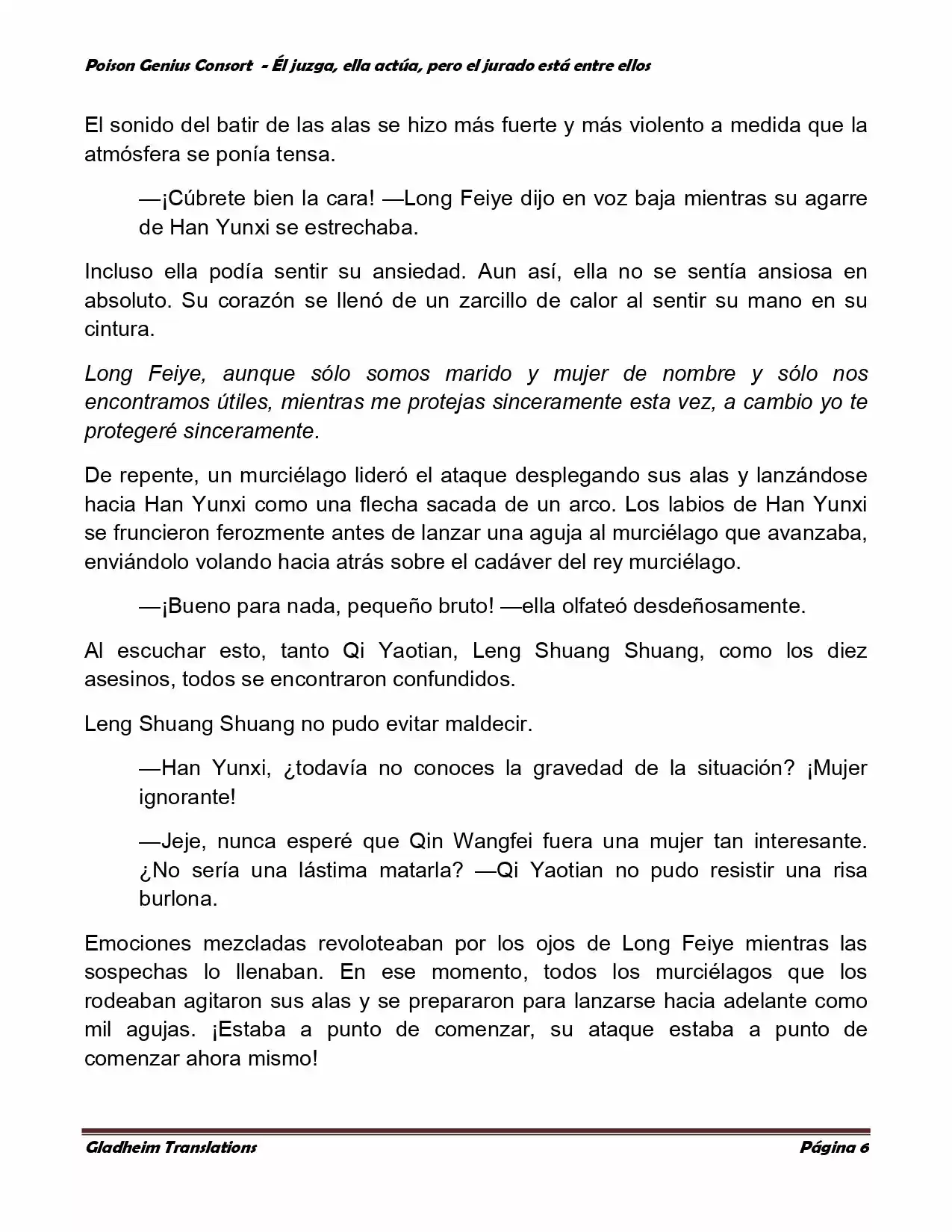Poison Genious Consort (Novela) - Capítulo 219 - Página 6 - LectorTMOo