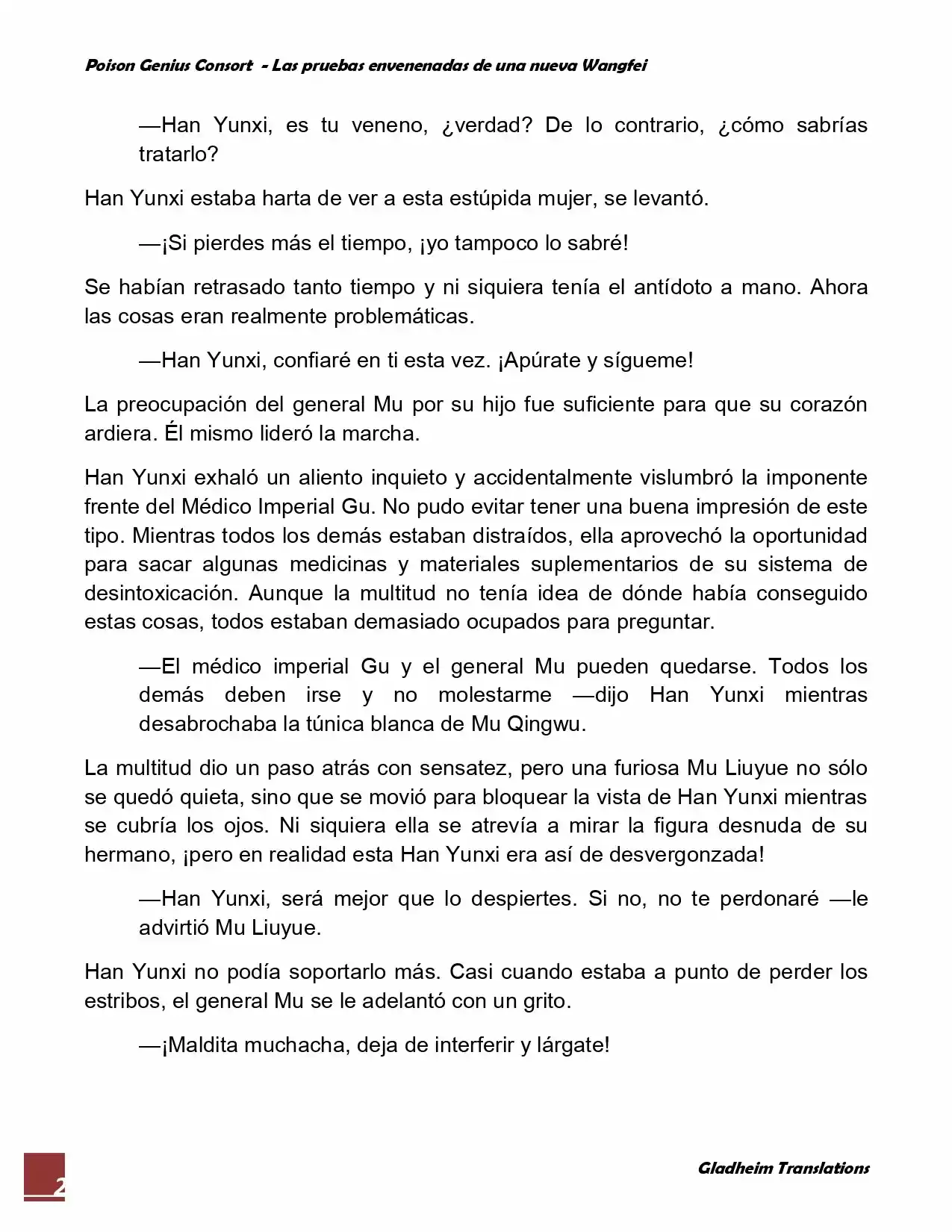 Poison Genious Consort (Novela) - Capítulo 22 - Página 2 - LectorTMOo