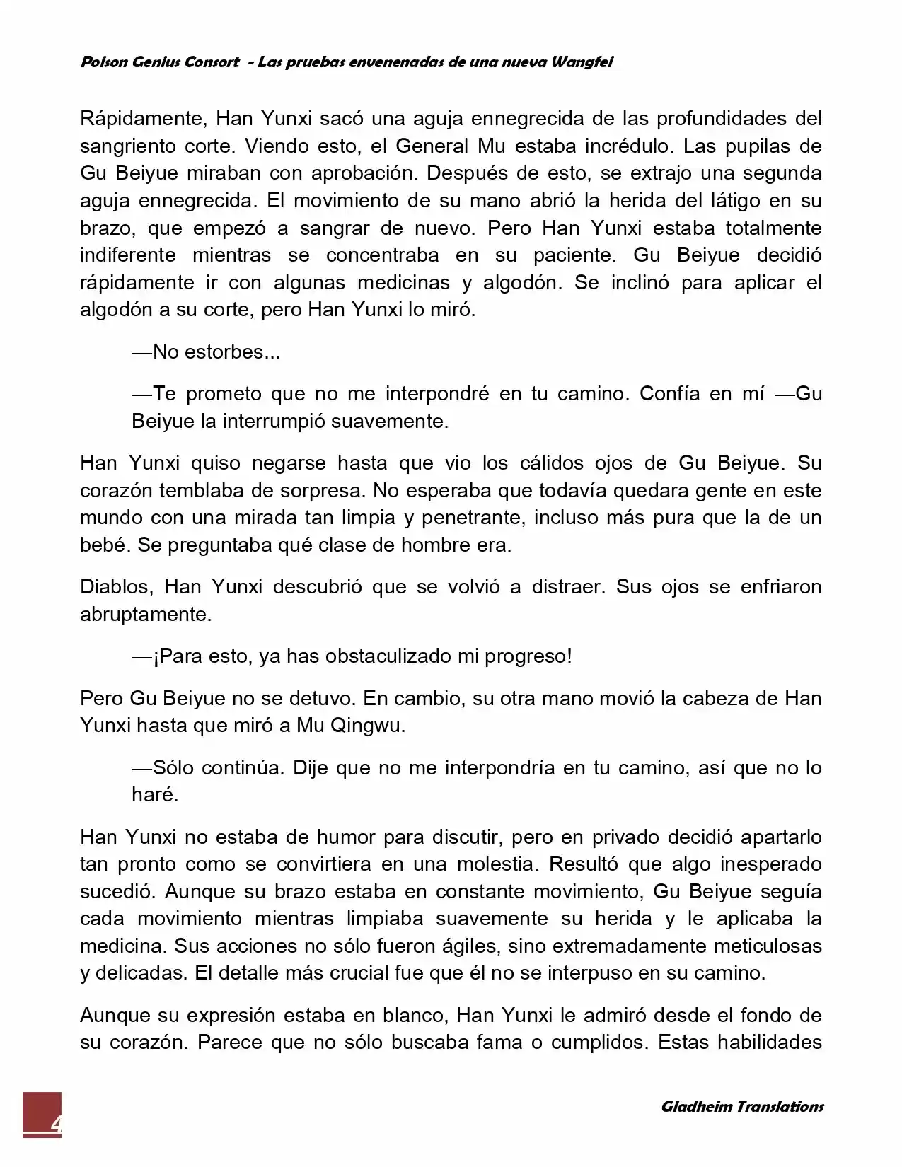 Poison Genious Consort (Novela) - Capítulo 22 - Página 4 - LectorTMOo