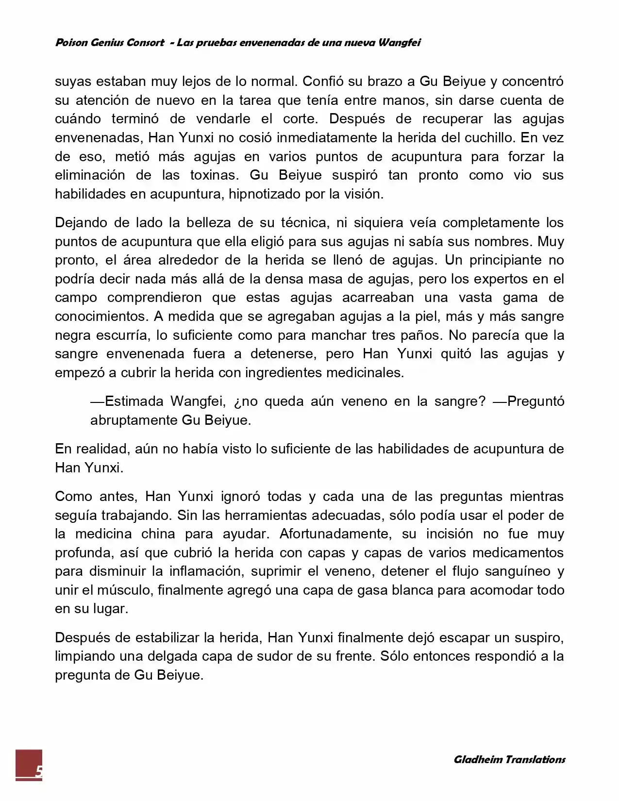 Poison Genious Consort (Novela) - Capítulo 22 - Página 5 - LectorTMOo