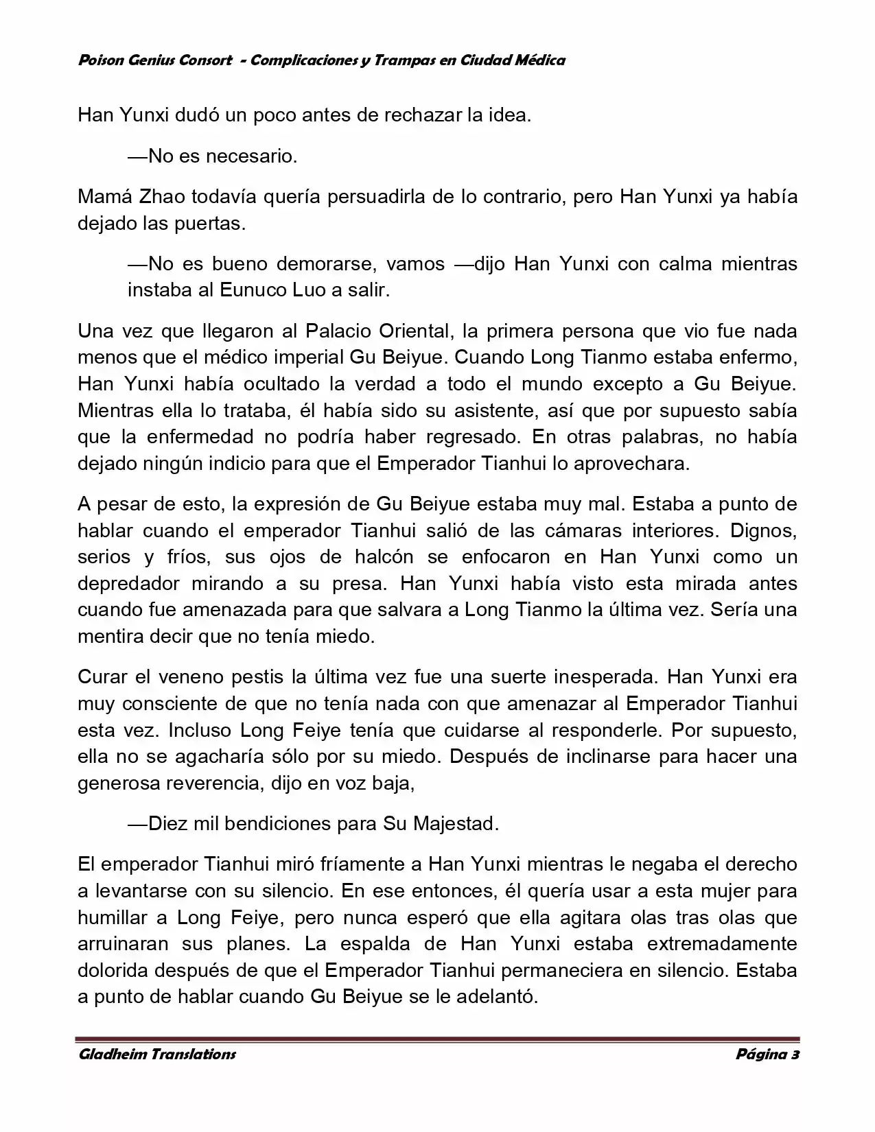Poison Genious Consort (Novela) - Capítulo 222 - Página 3 - LectorTMOo