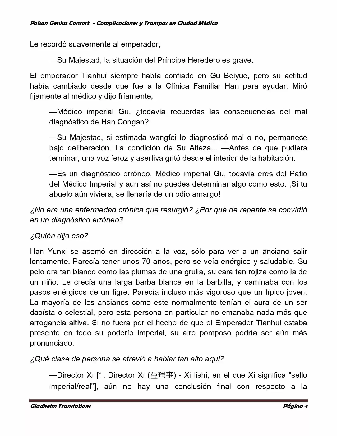 Poison Genious Consort (Novela) - Capítulo 222 - Página 4 - LectorTMOo