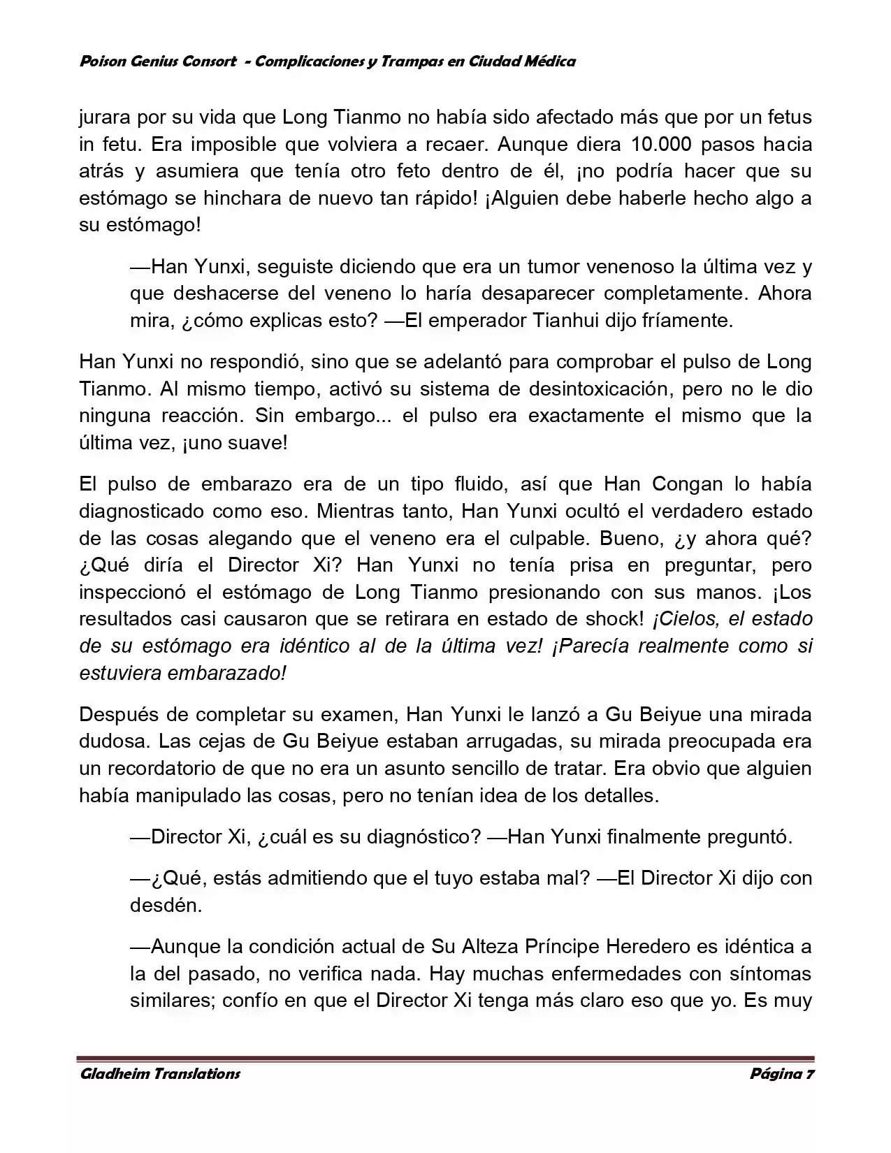 Poison Genious Consort (Novela) - Capítulo 222 - Página 7 - LectorTMOo