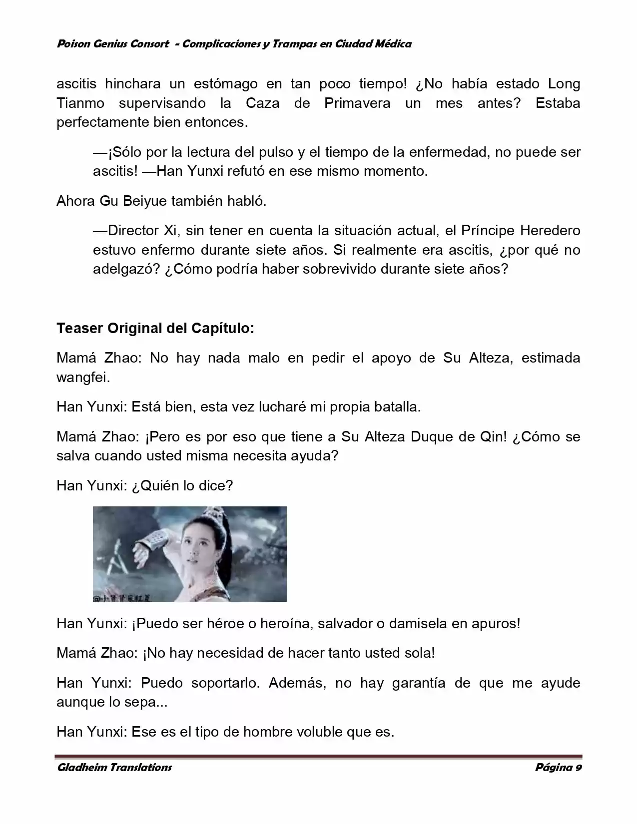 Poison Genious Consort (Novela) - Capítulo 222 - Página 9 - LectorTMOo