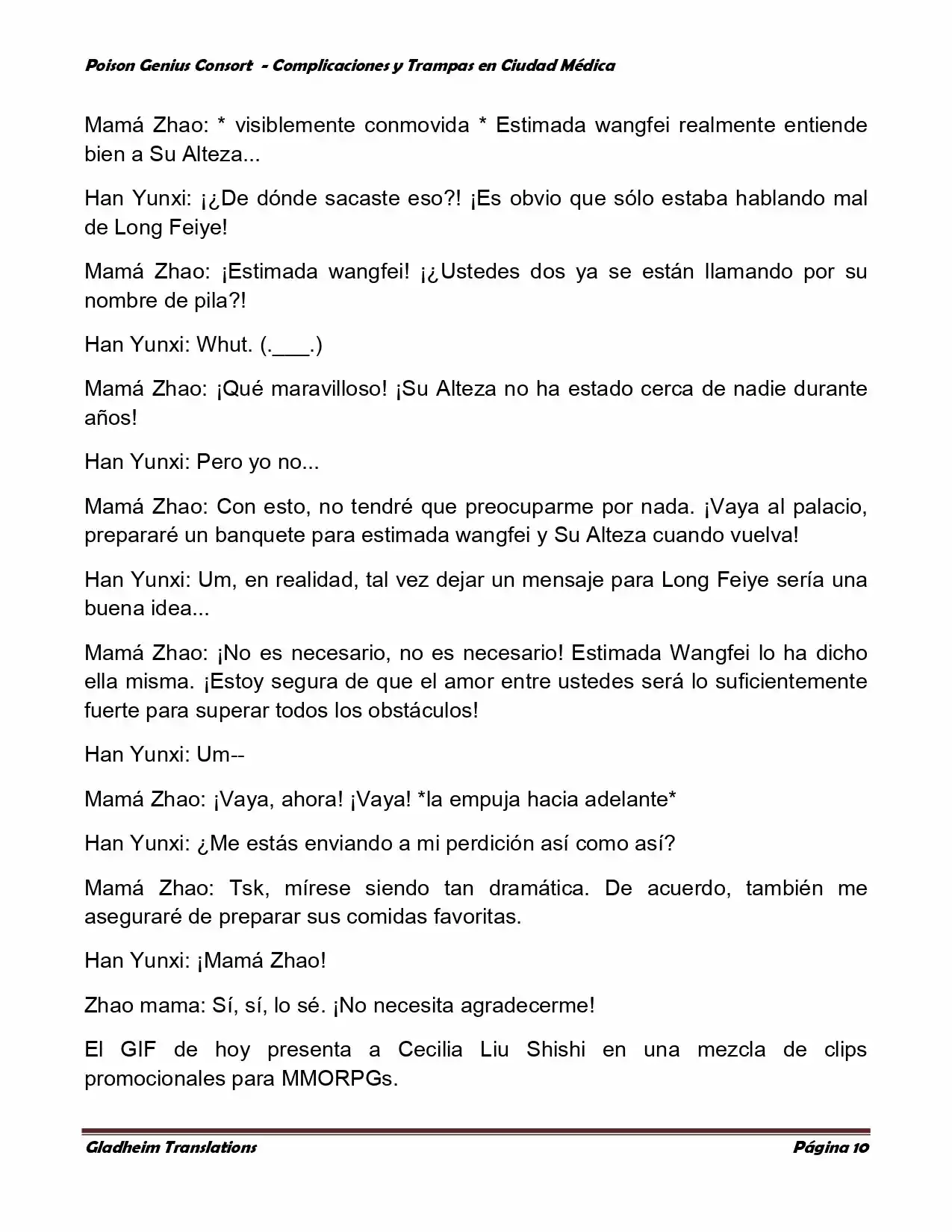 Poison Genious Consort (Novela) - Capítulo 222 - Página 10 - LectorTMOo