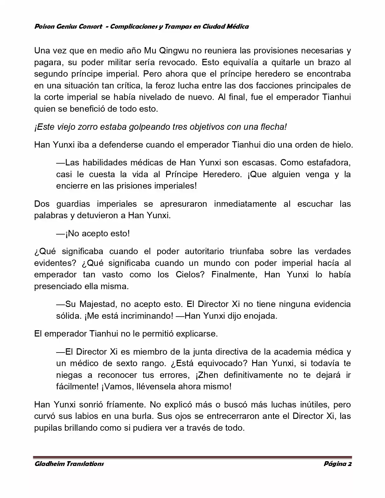 Poison Genious Consort (Novela) - Capítulo 223 - Página 2 - LectorTMOo