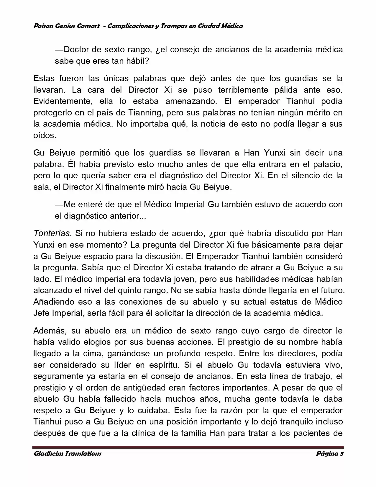Poison Genious Consort (Novela) - Capítulo 223 - Página 3 - LectorTMOo