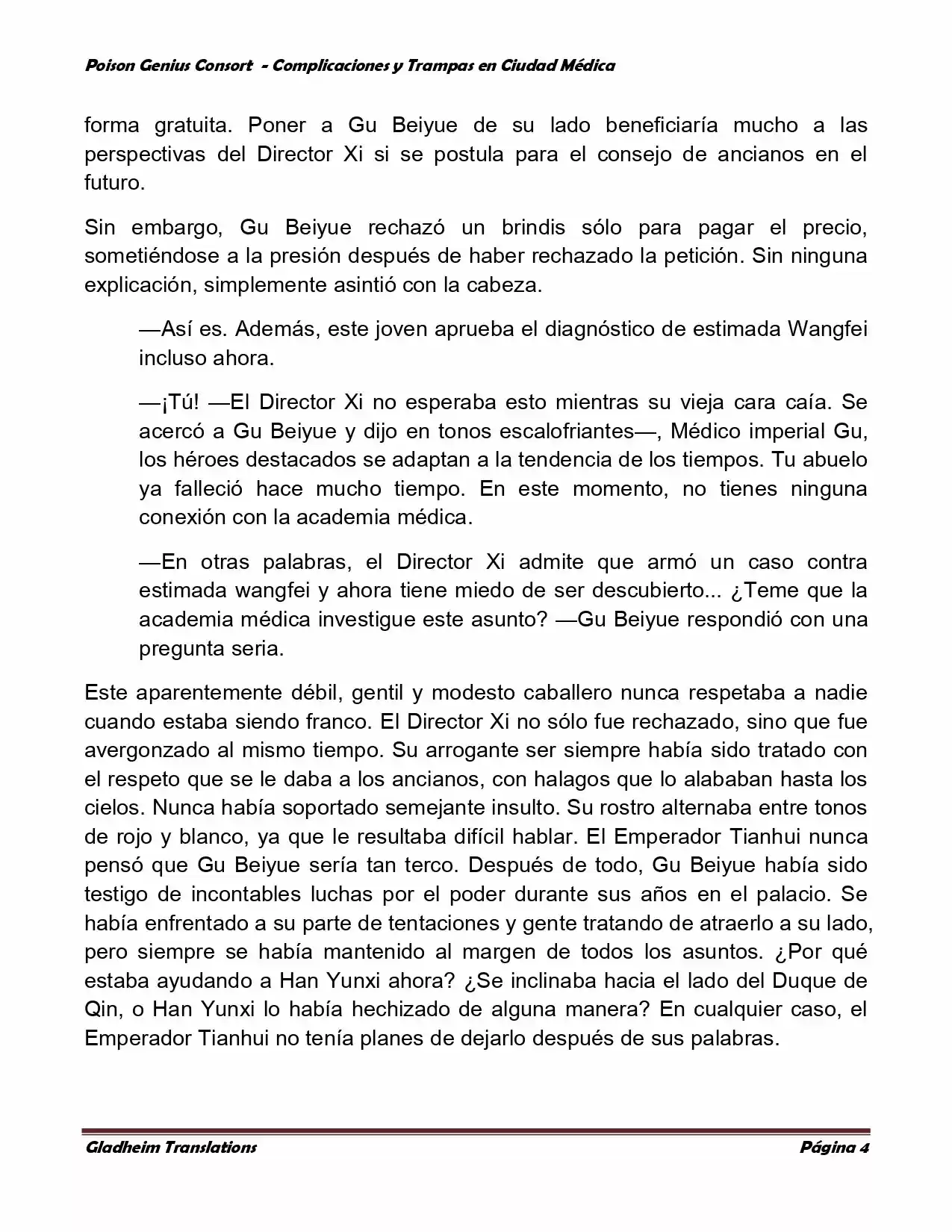 Poison Genious Consort (Novela) - Capítulo 223 - Página 4 - LectorTMOo