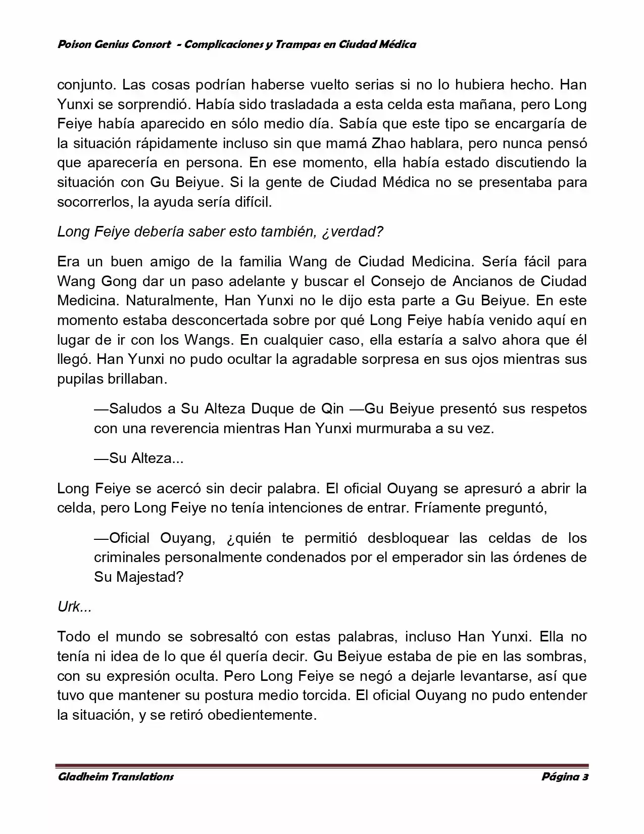 Poison Genious Consort (Novela) - Capítulo 224 - Página 3 - LectorTMOo