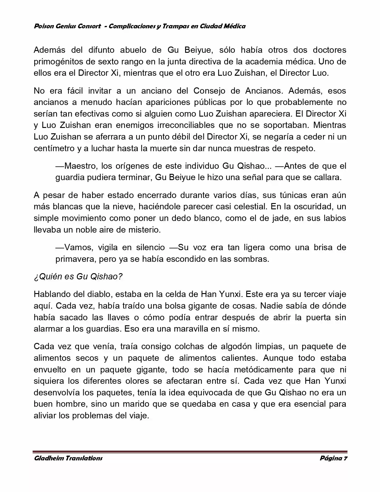 Poison Genious Consort (Novela) - Capítulo 225 - Página 7 - LectorTMOo