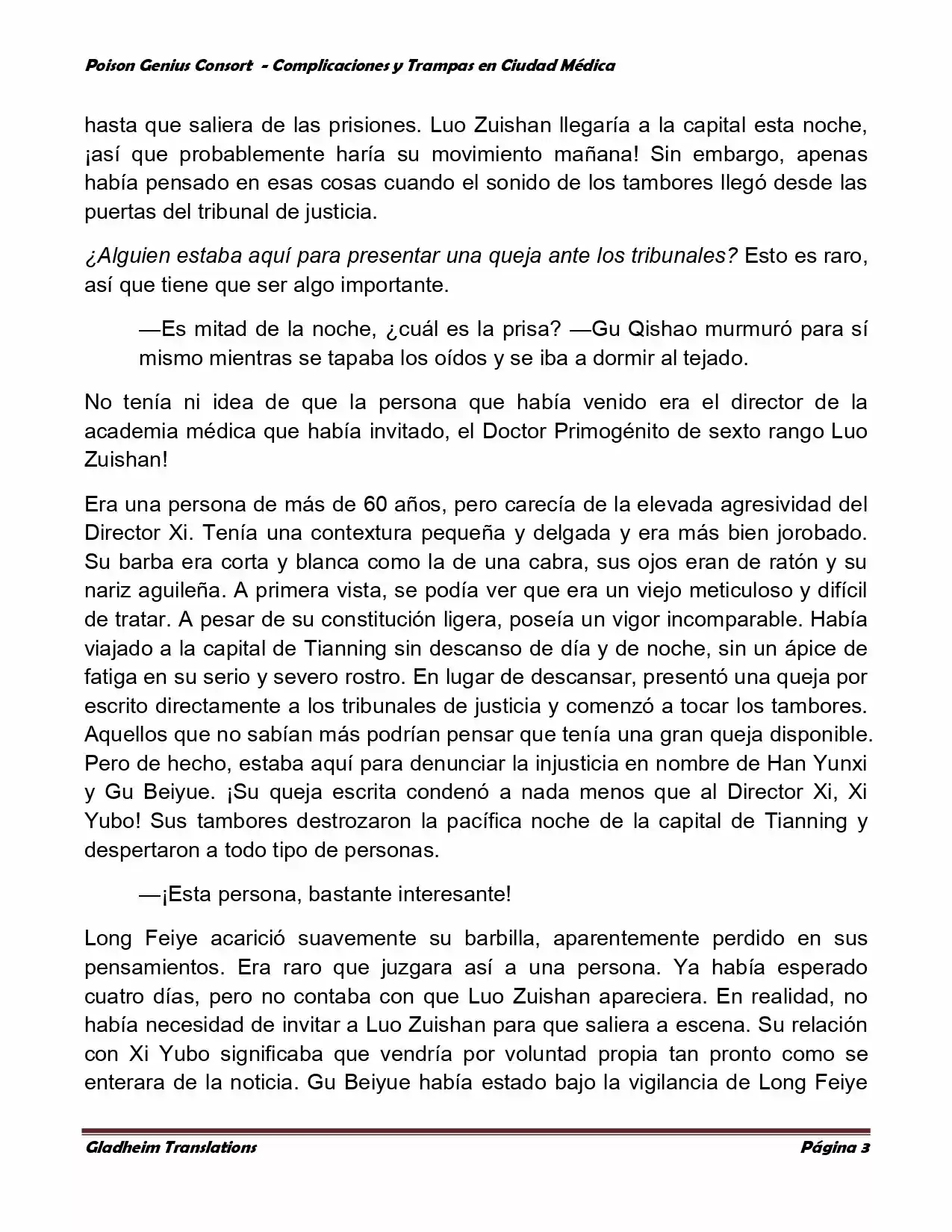 Poison Genious Consort (Novela) - Capítulo 226 - Página 3 - LectorTMOo