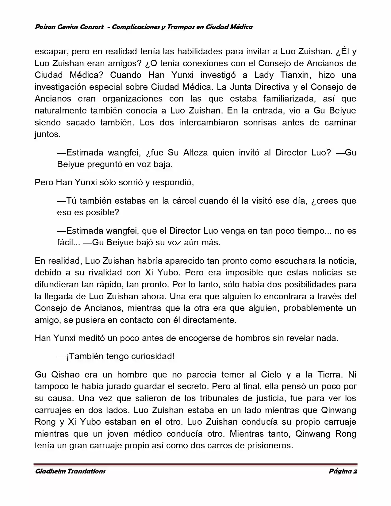 Poison Genious Consort (Novela) - Capítulo 227 - Página 2 - LectorTMOo
