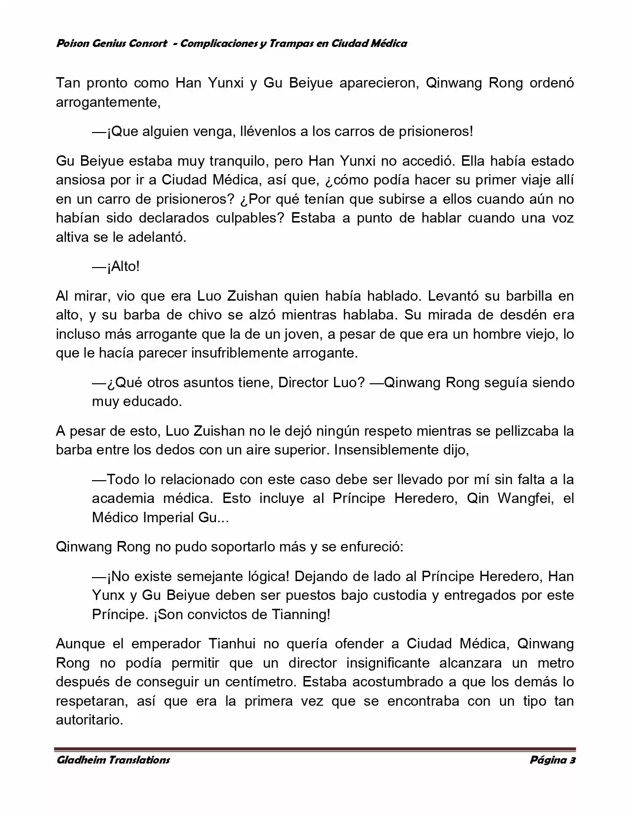 Poison Genious Consort (Novela) - Capítulo 227 - Página 3 - LectorTMOo