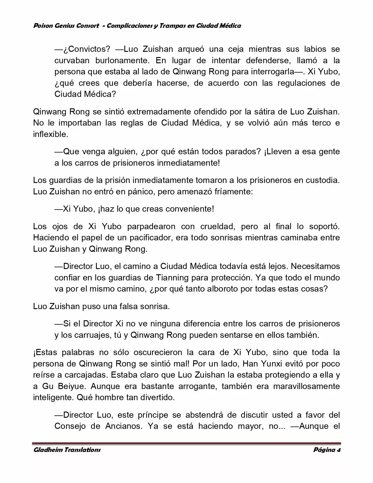 Poison Genious Consort (Novela) - Capítulo 227 - Página 4 - LectorTMOo