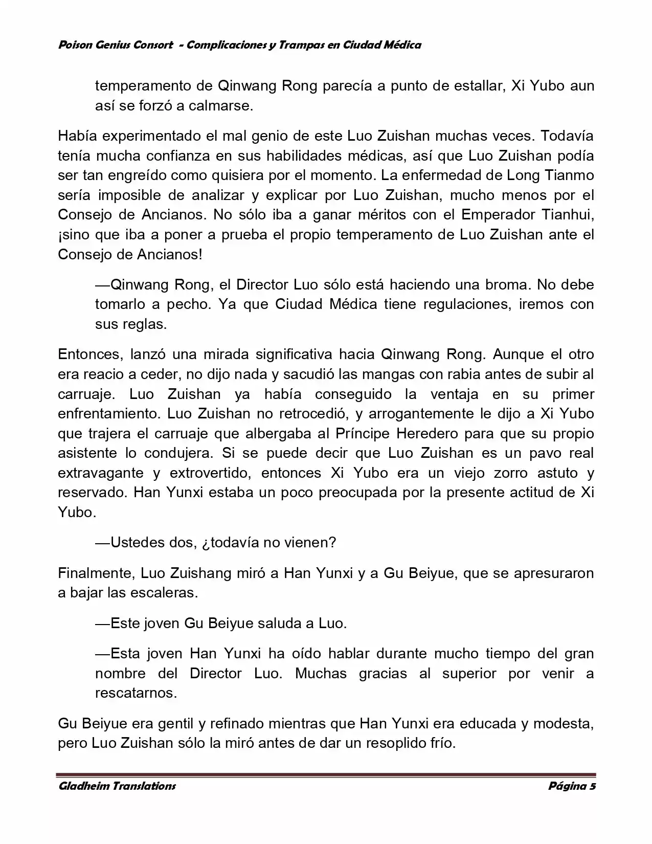 Poison Genious Consort (Novela) - Capítulo 227 - Página 5 - LectorTMOo