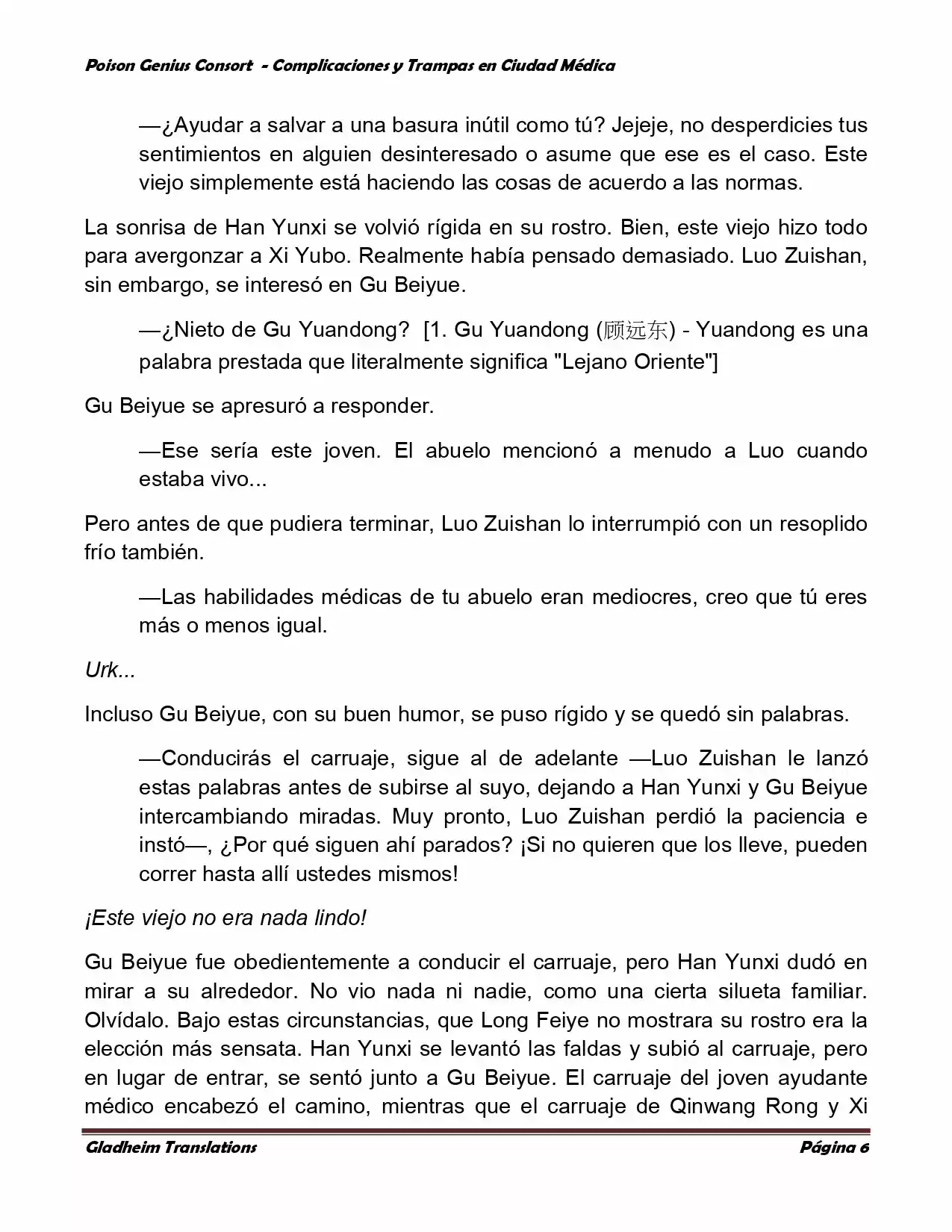 Poison Genious Consort (Novela) - Capítulo 227 - Página 6 - LectorTMOo