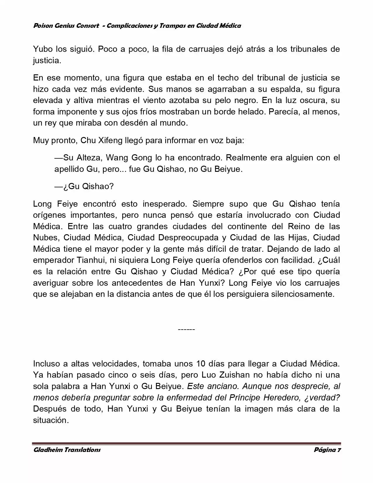 Poison Genious Consort (Novela) - Capítulo 227 - Página 7 - LectorTMOo