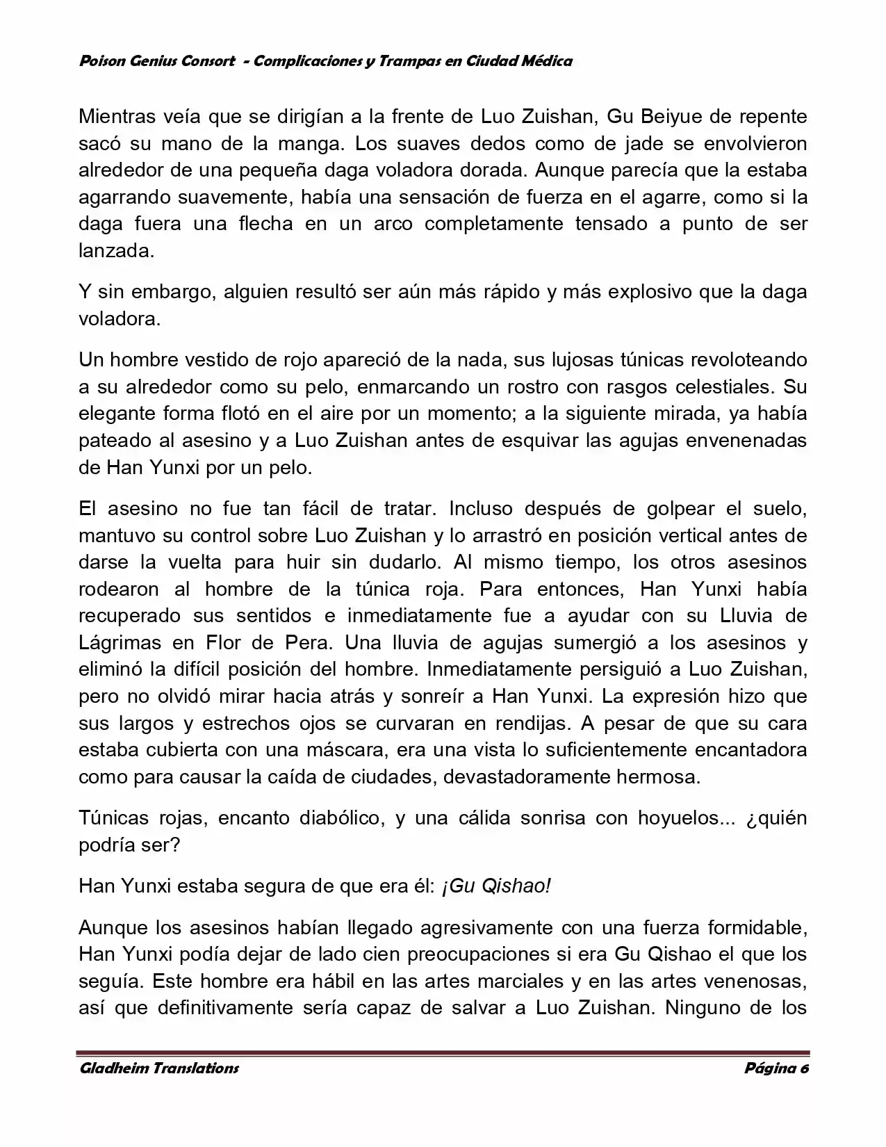 Poison Genious Consort (Novela) - Capítulo 228 - Página 6 - LectorTMOo
