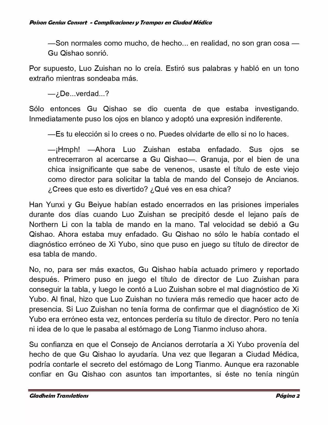 Poison Genious Consort (Novela) - Capítulo 229 - Página 2 - LectorTMOo